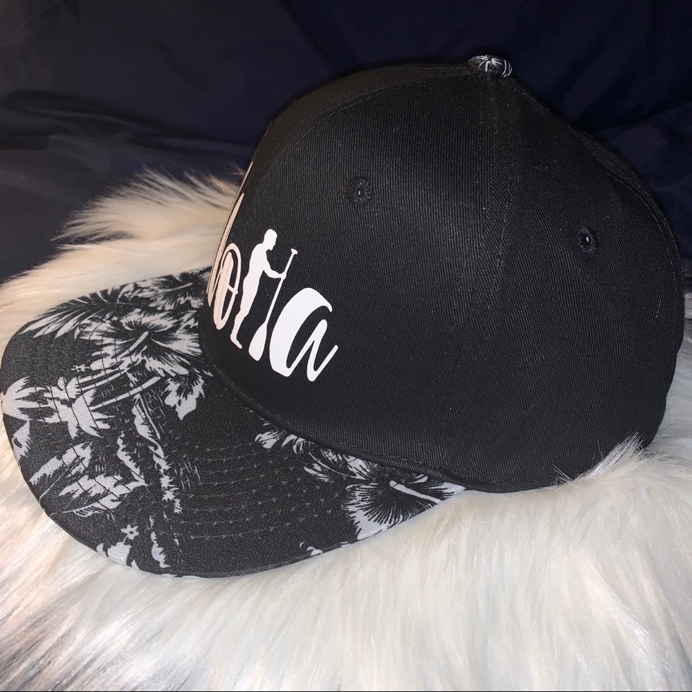 Aloha Paddler Hawaiian Print Snapback Hat - Picture 4 of 8